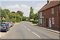 Looking along Green Lane (B2150), Hambledon