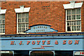 H J Potts & Son, Electra House - signs at 18 High Street