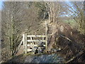 SO2761 : Offa's Dyke Path woodwork by Trevor Rickard