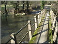 Footbridge over the Hindwell Brook