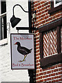 The Moorhen - sign