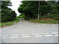 Crossroads by Llwyniorwerth Uchaf farm