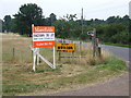 Signs at start of Byway