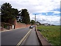 Decorative wall on road to Parkgate front