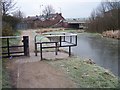 SK0000 : Towpath Barrier and Pratts Mill Bridge - Wyrley & Essington Canal by Adrian Rothery