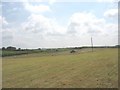 Haymaking west of The Retreat