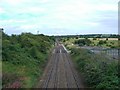 View from Glenmore railway bridge, Westbury