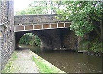 SE0623 : Bridge 1a - Rochdale Canal - near Tuel Lane Lock by Betty Longbottom