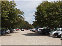 TQ1872 : Pembroke Lodge car park, Richmond Park by David Hawgood
