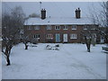 Ringshall cottages (No 13 to 9) in snow. 2006