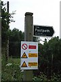 TL8170 : Footpath sign by Keith Evans