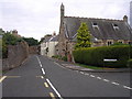 Darnick with its Village Hall and the Old Tower