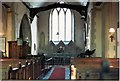 TQ9557 : Newnham Parish Church interior by D Gore