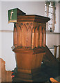 All Saints church, Hackbridge: pulpit