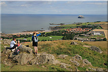 NT5584 : At the summit of North Berwick Law by Walter Baxter