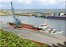 NZ4349 : Seaham Harbour inner quay by George Robinson
