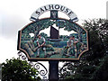 Village sign - detail