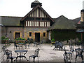 Courtyard of the visitor centre Cragside