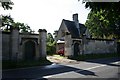 Gate house by the street