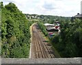 View from Scar Lane Bridge MVL3-75 - Milnsbridge