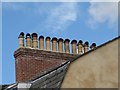 Twelve Chimney Pots -  Princes Street Dorchester