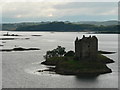 NM9247 : Portnacroish: Castle Stalker on a fine evening by Chris Downer