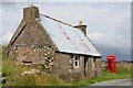 Deserted house and phone box, Cromor