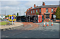 Overturned Lorry