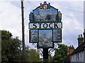 Stock Village Sign