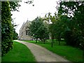 The path to the Church of All Saints, Christian Malford