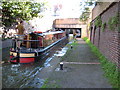 Narrowboat on the Worcester and Birmingham Canal