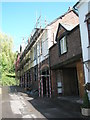 Scaffolding on house at top of Park Street