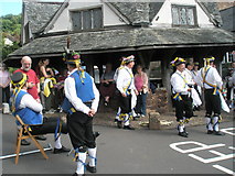 SS9943 : Morris dancers by the Yarn Market by Basher Eyre