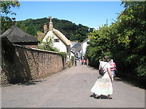 SS9943 : View from Dunster Castle down into the village by Basher Eyre