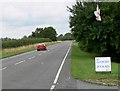 A444 Burton Road towards Twycross