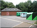 Recycling facilities by Riverside Row toilets