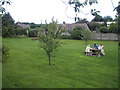 Picnic area behind Porlock Visitor Centre