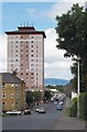 Tower Block at the corner of High Street and Dimity Street, Johnstone