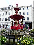 NX9776 : Fountain, High Street, Dumfries by Rose and Trev Clough