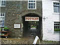 Entrance to the pottery on Main Street