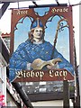 Sign for the Bishop Lacy, Chudleigh