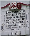 Date stone, Old Grammar School