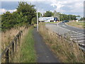 Footpath by the B1113