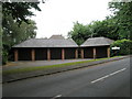 Garages by Kingswood flats in Crossways Road