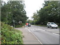 Looking up the A3 towards Hindhead from Crossways Road