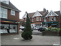 Looking from The Square up into Headley Road