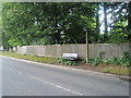 Seat by bus stop to Hindhead