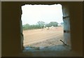 View of  destroyed air raid shelter from pill box