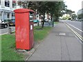 SZ0991 : Bournemouth: postbox № BH1 502, Christchurch Road by Chris Downer