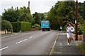 Entering South Wonston on Downs Road